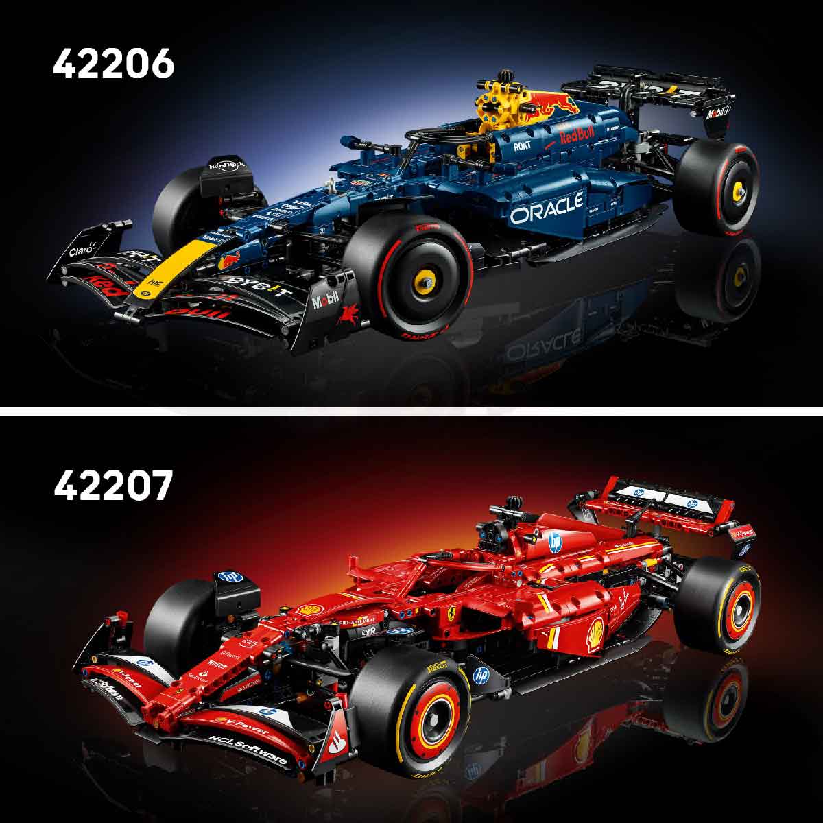 Đồ Chơi Lắp Ráp Siêu Xe Oracle Red Bull Racing RB20 LEGO TECHNIC 42206 (1639 chi tiết)
