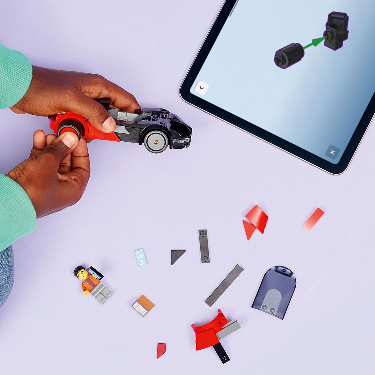 Đồ Chơi Lắp Ráp Siêu Xe Thể Thao Điện EV LEGO CITY 60486