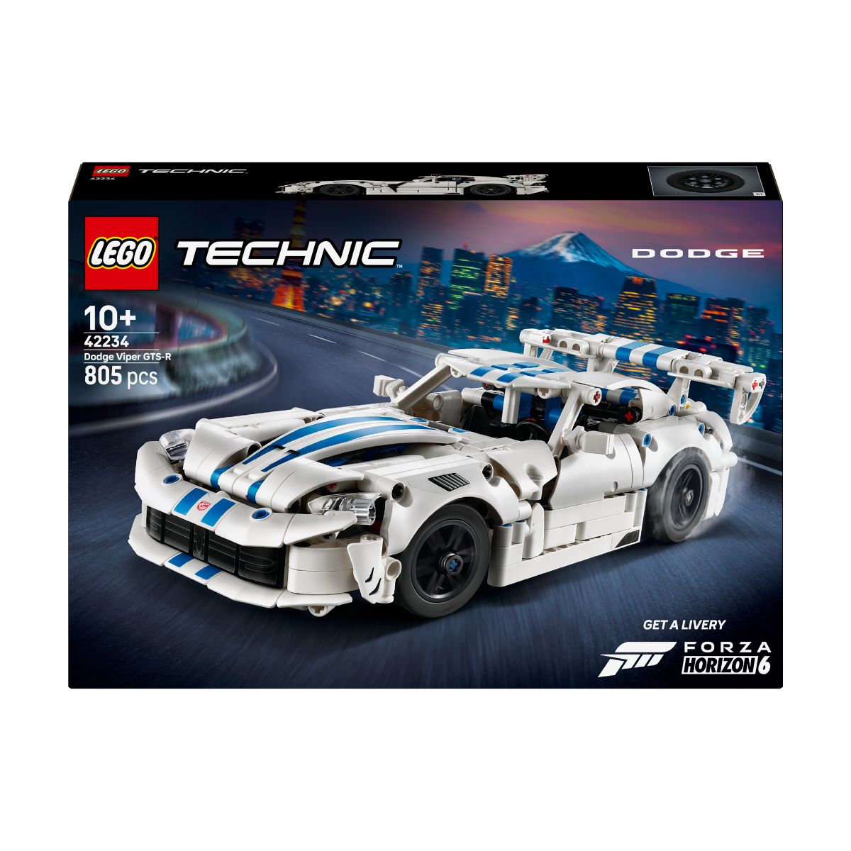 Đồ Chơi Lắp Ráp Siêu Xe Thể Thao Dodge Viper GTS-R LEGO TECHNIC 42234 (805 Chi Tiết)