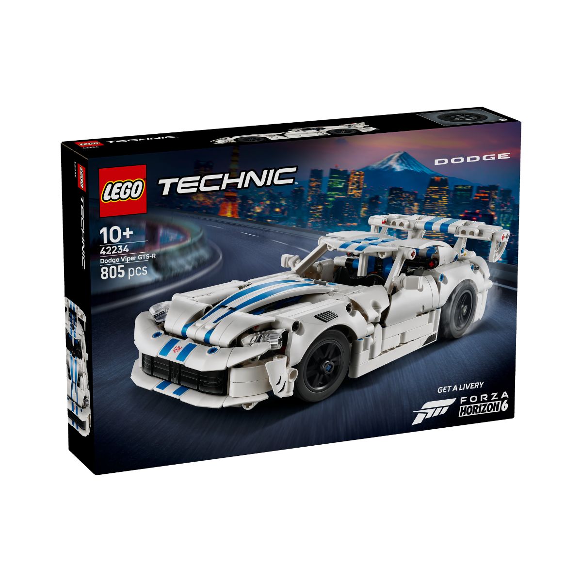 Đồ Chơi Lắp Ráp Siêu Xe Thể Thao Dodge Viper GTS-R LEGO TECHNIC 42234 (805 Chi Tiết)