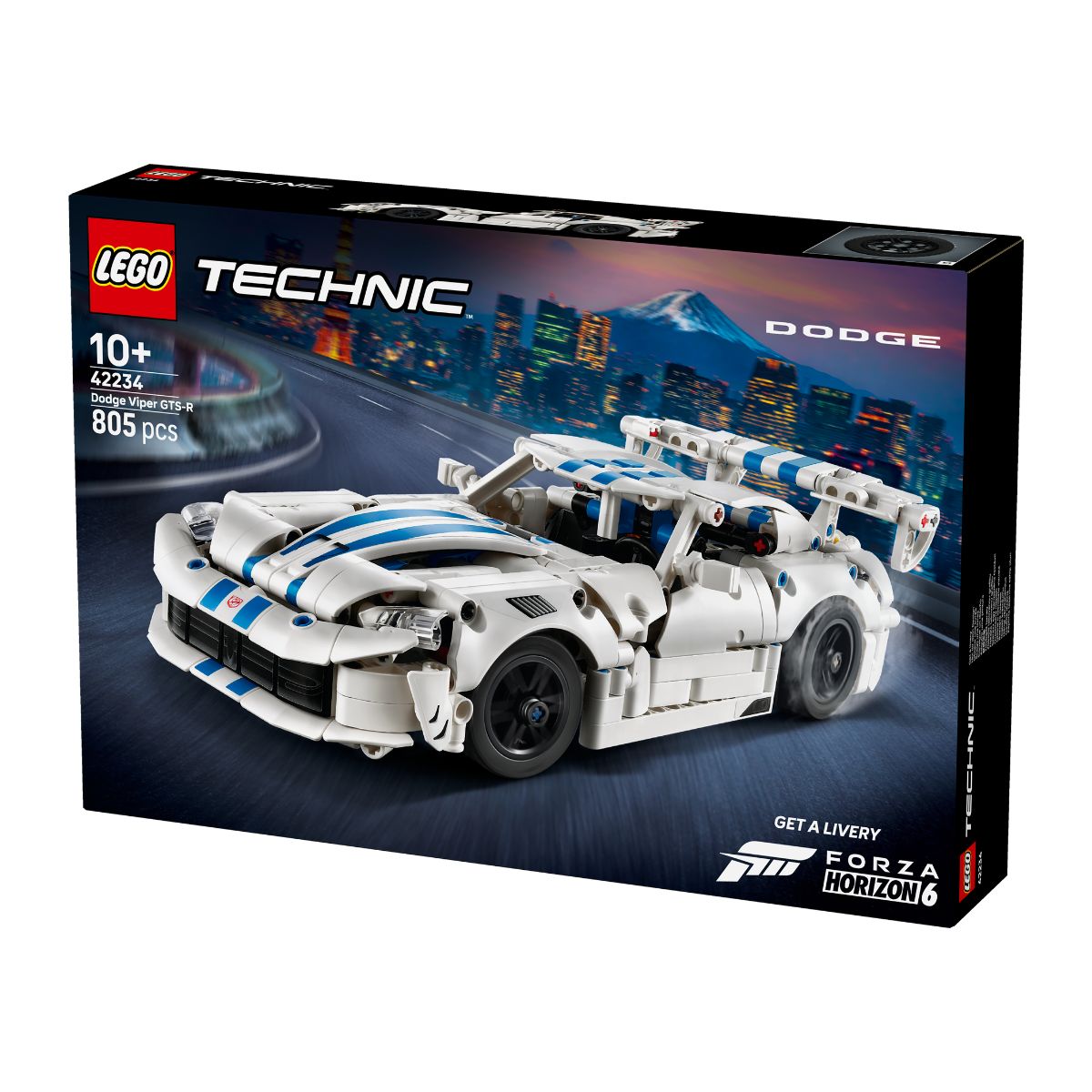 Đồ Chơi Lắp Ráp Siêu Xe Thể Thao Dodge Viper GTS-R LEGO TECHNIC 42234 (805 Chi Tiết)