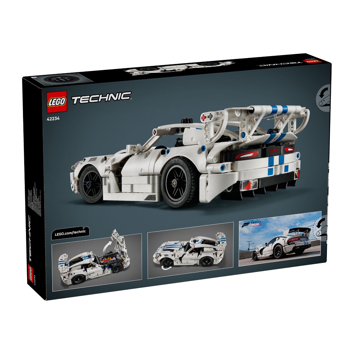 Đồ Chơi Lắp Ráp Siêu Xe Thể Thao Dodge Viper GTS-R LEGO TECHNIC 42234 (805 Chi Tiết)