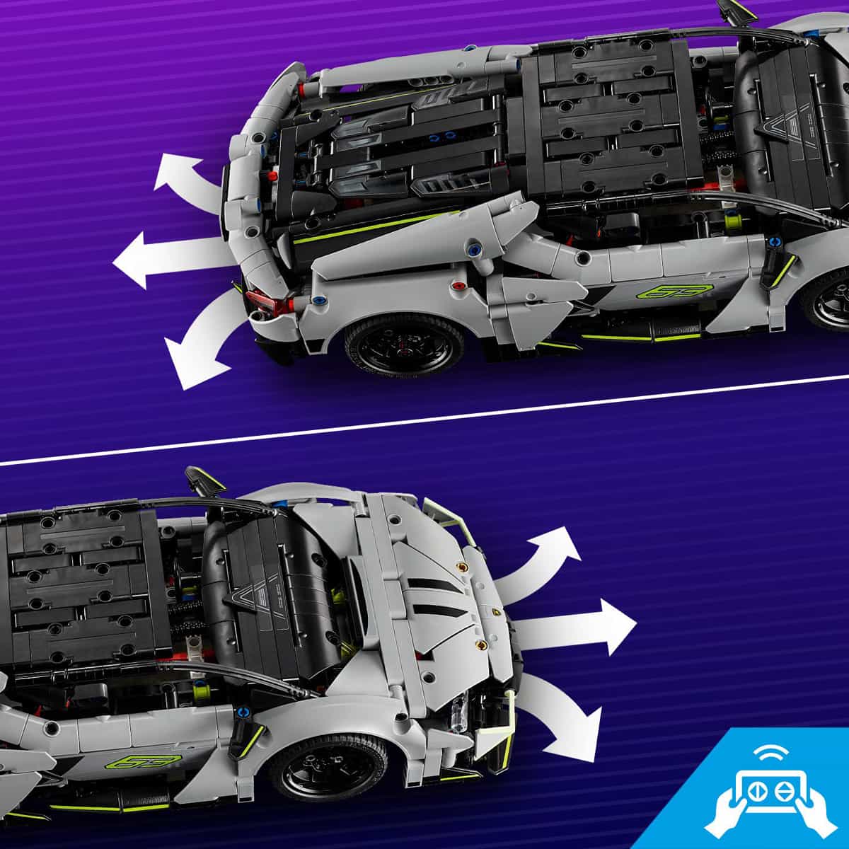 Đồ Chơi Lắp Ráp Siêu Xe Thể Thao Lamborghini Revuelto LEGO TECHNIC 42214