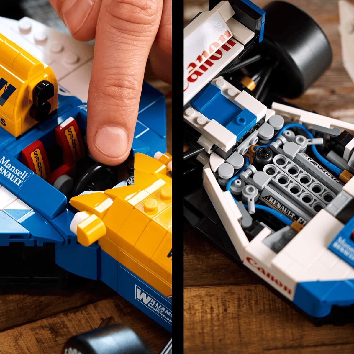 Đồ Chơi Lắp Ráp Siêu Xe Williams Racing Fw14b Và Nigel Mansell LEGO ICONS 10353 (799 chi tiết)