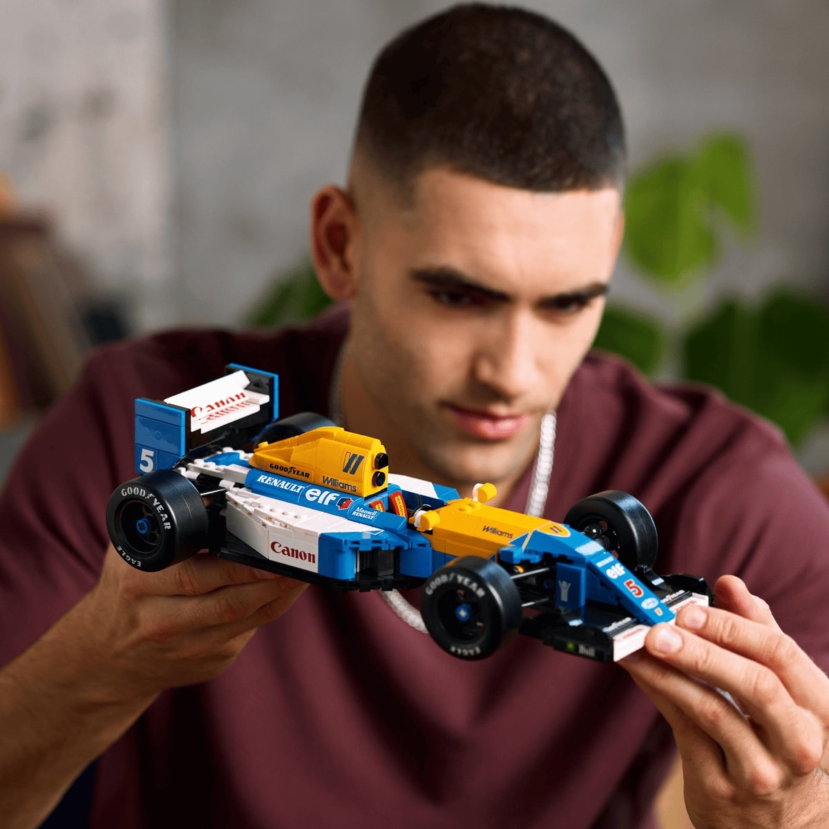 Đồ Chơi Lắp Ráp Siêu Xe Williams Racing Fw14b Và Nigel Mansell LEGO ICONS 10353 (799 chi tiết)