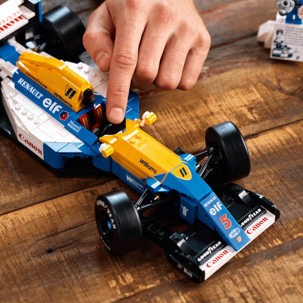 Đồ Chơi Lắp Ráp Siêu Xe Williams Racing Fw14b Và Nigel Mansell LEGO ICONS 10353 (799 chi tiết)