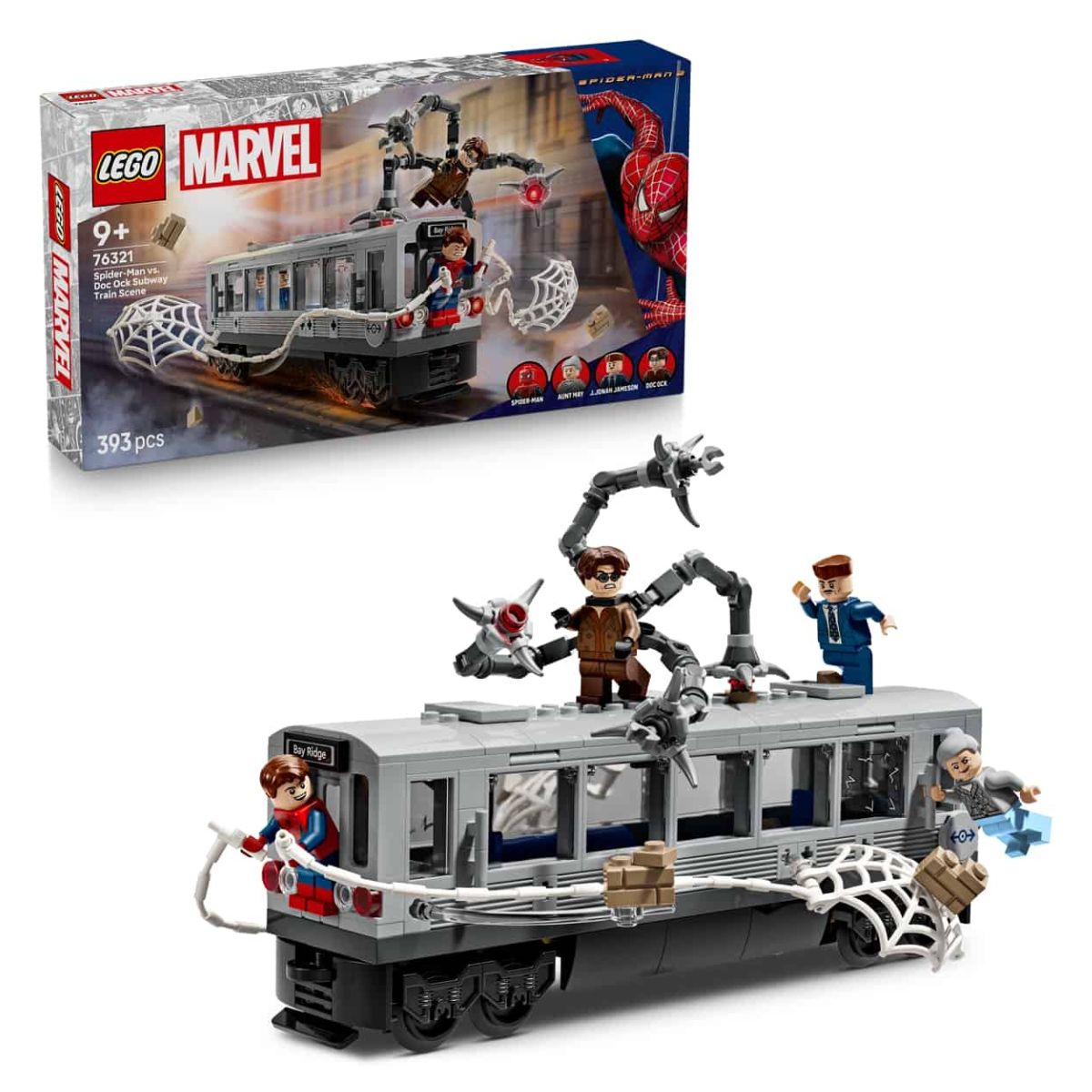 Đồ Chơi Lắp Ráp Spider-Man Đấu Với Doc Ock Tại Tàu Điện Ngầm LEGO SUPERHEROES 76321