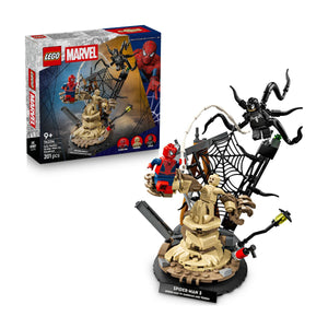 do-choi-lap-rap-spider-man-doi-dau-sandman-va-venom-lego-superheroes-76334