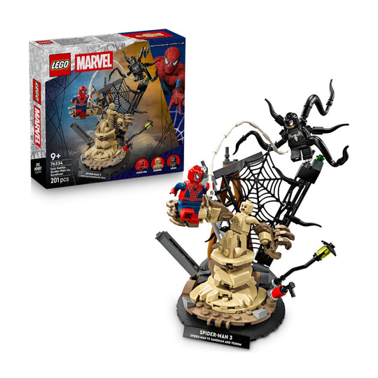 Đồ Chơi Lắp Ráp Spider-Man Đối Đầu Sandman Và Venom LEGO SUPERHEROES 76334