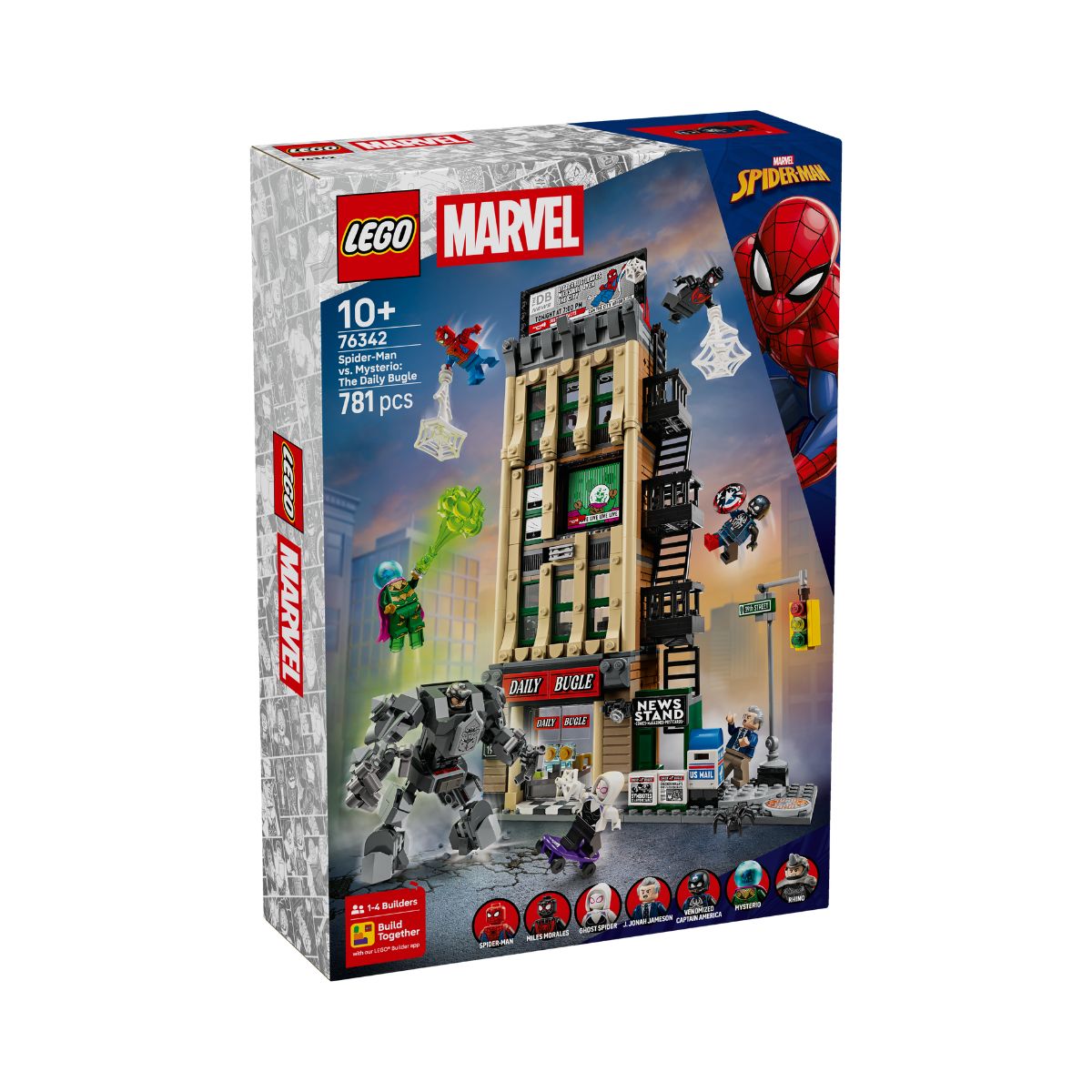 Đồ Chơi Lắp Ráp Spider-Man Và Mysterio: Tòa Soạn Daily Bugle LEGO SUPERHEROES 76342