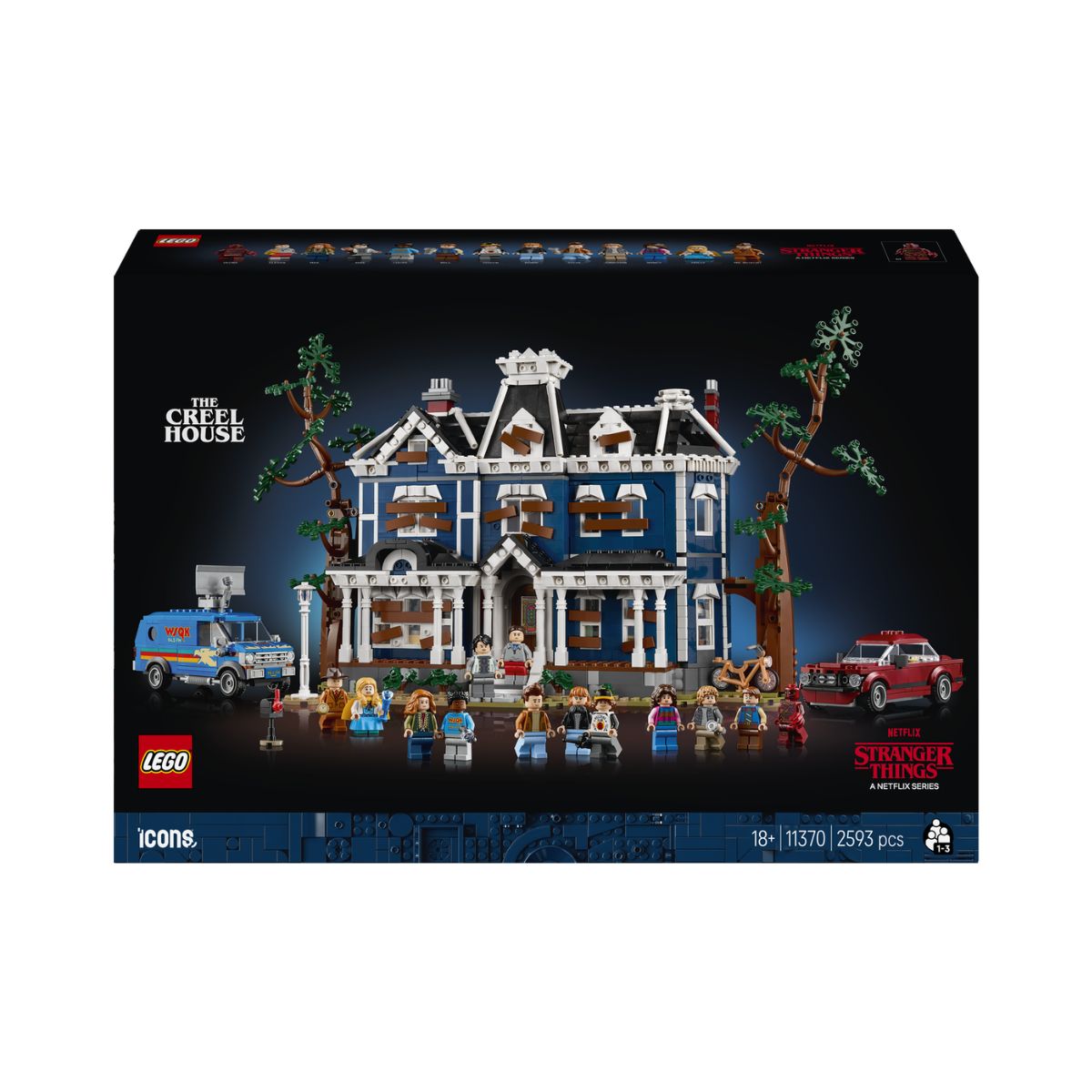 Đồ Chơi Lắp Ráp Stranger Things: Ngôi Nhà Creel LEGO ICONS 11370