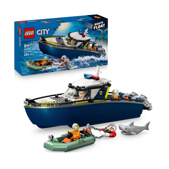 Police Boat Building Set – Catching Criminals LEGO City 60456