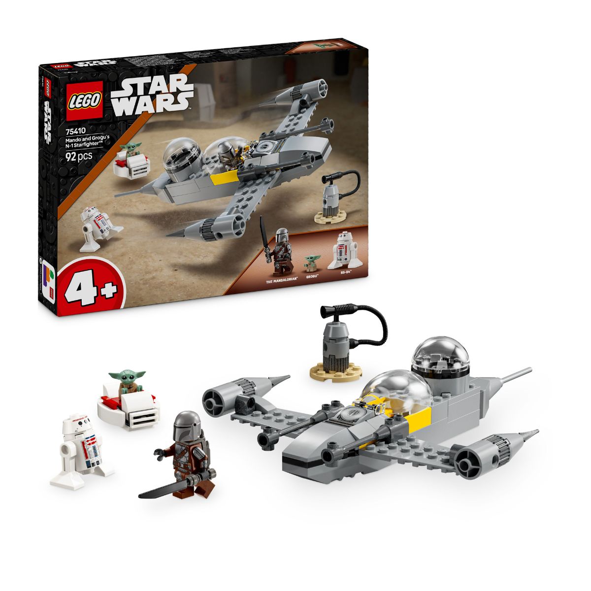 Đồ Chơi Lắp Ráp Tàu Chiến N-1 Của Mando Và Grogu LEGO STAR WARS 75410 (92 Chi Tiết)