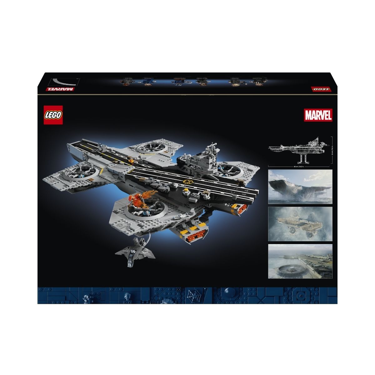 Đồ Chơi Lắp Ráp Tàu Sân Bay Avenger Helicarrier LEGO SUPERHEROES 76354 (3057 chi tiết)