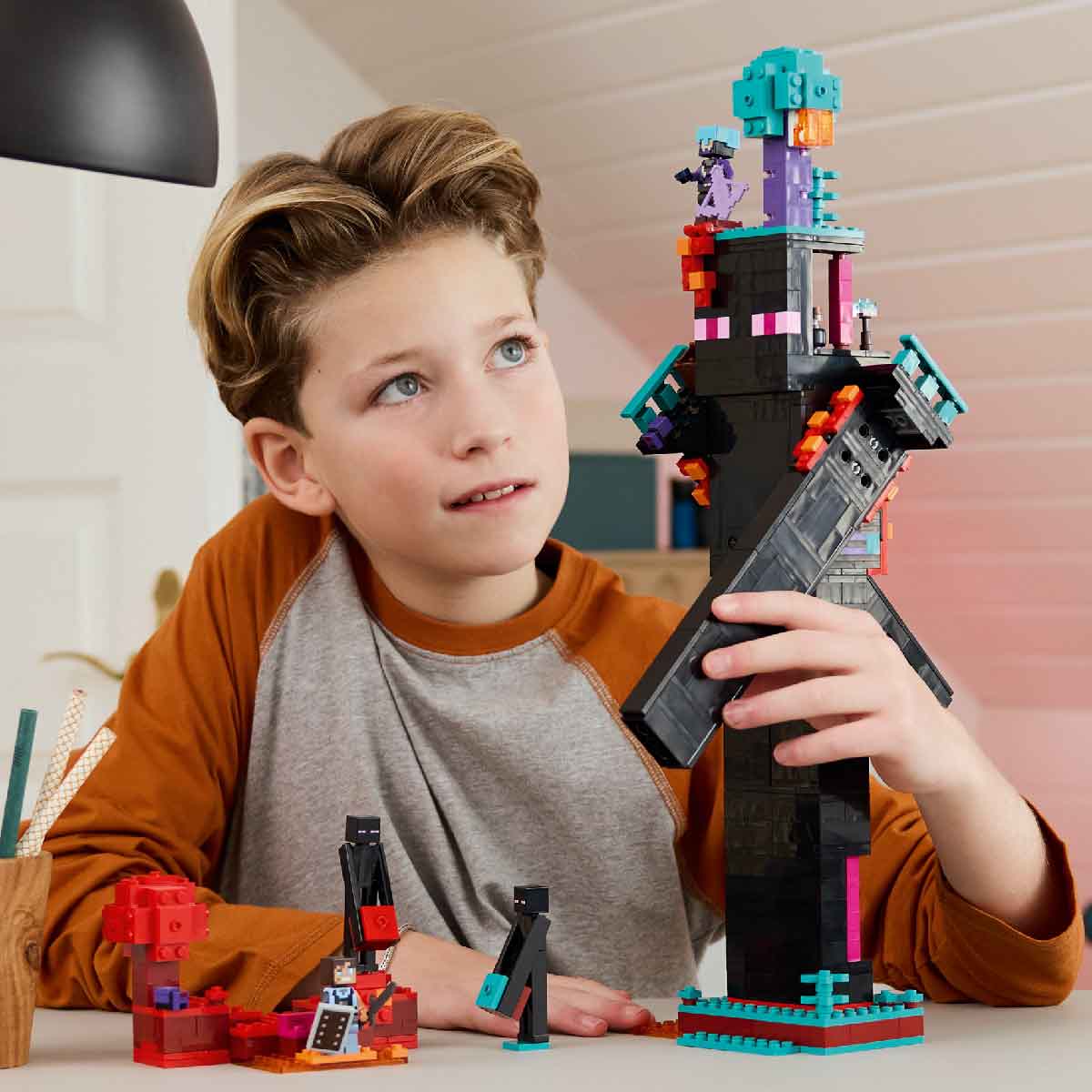 Đồ Chơi Lắp Ráp Tháp Enderman LEGO MINECRAFT 21279