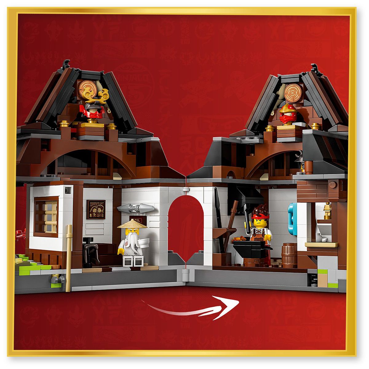 Đồ Chơi Lắp Ráp Thợ Rèn Bốn Vũ Khí – Kỷ Niệm 15 Năm LEGO NINJAGO MS-71858 (1259 chi tiết)