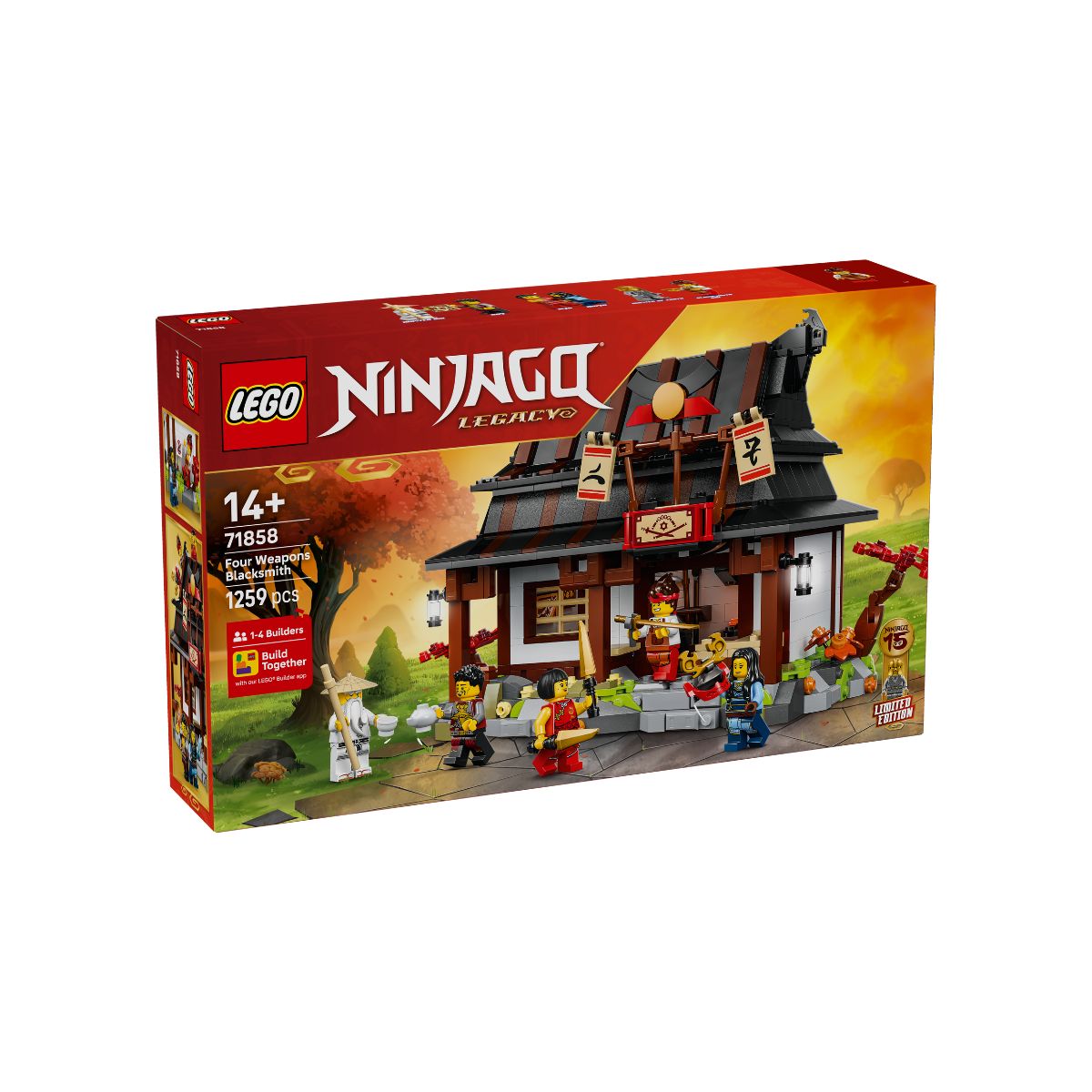 Đồ Chơi Lắp Ráp Thợ Rèn Bốn Vũ Khí – Kỷ Niệm 15 Năm LEGO NINJAGO 71858
