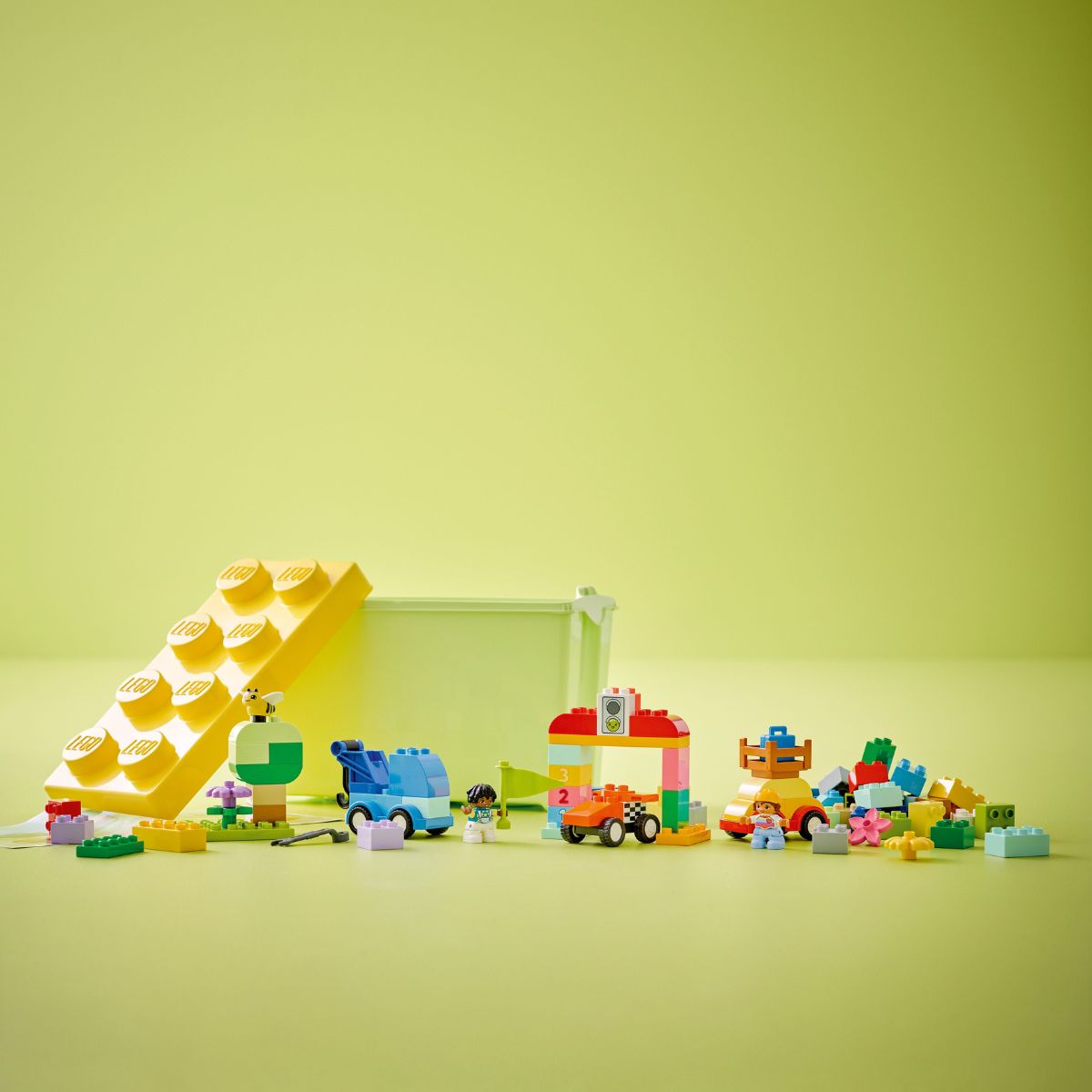 Đồ Chơi Lắp Ráp Thùng Gạch Sáng Tạo: Xe Hơi Và Xe Tải LEGO DUPLO 10439