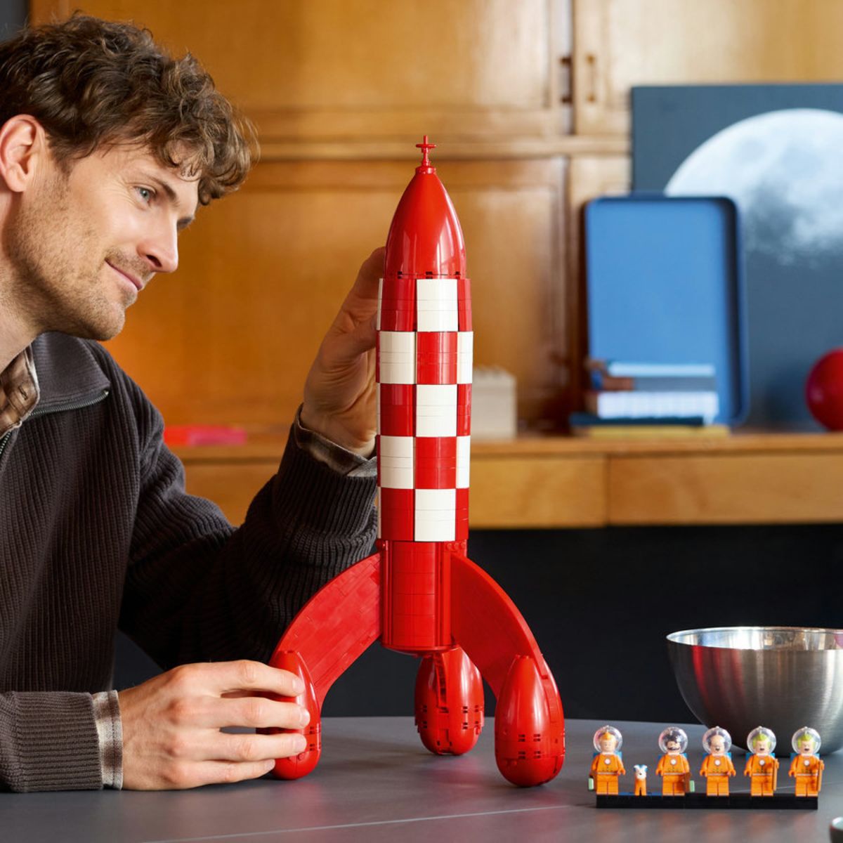Đồ Chơi Lắp Ráp Tintin Moon Rocket LEGO IDEAS 21367