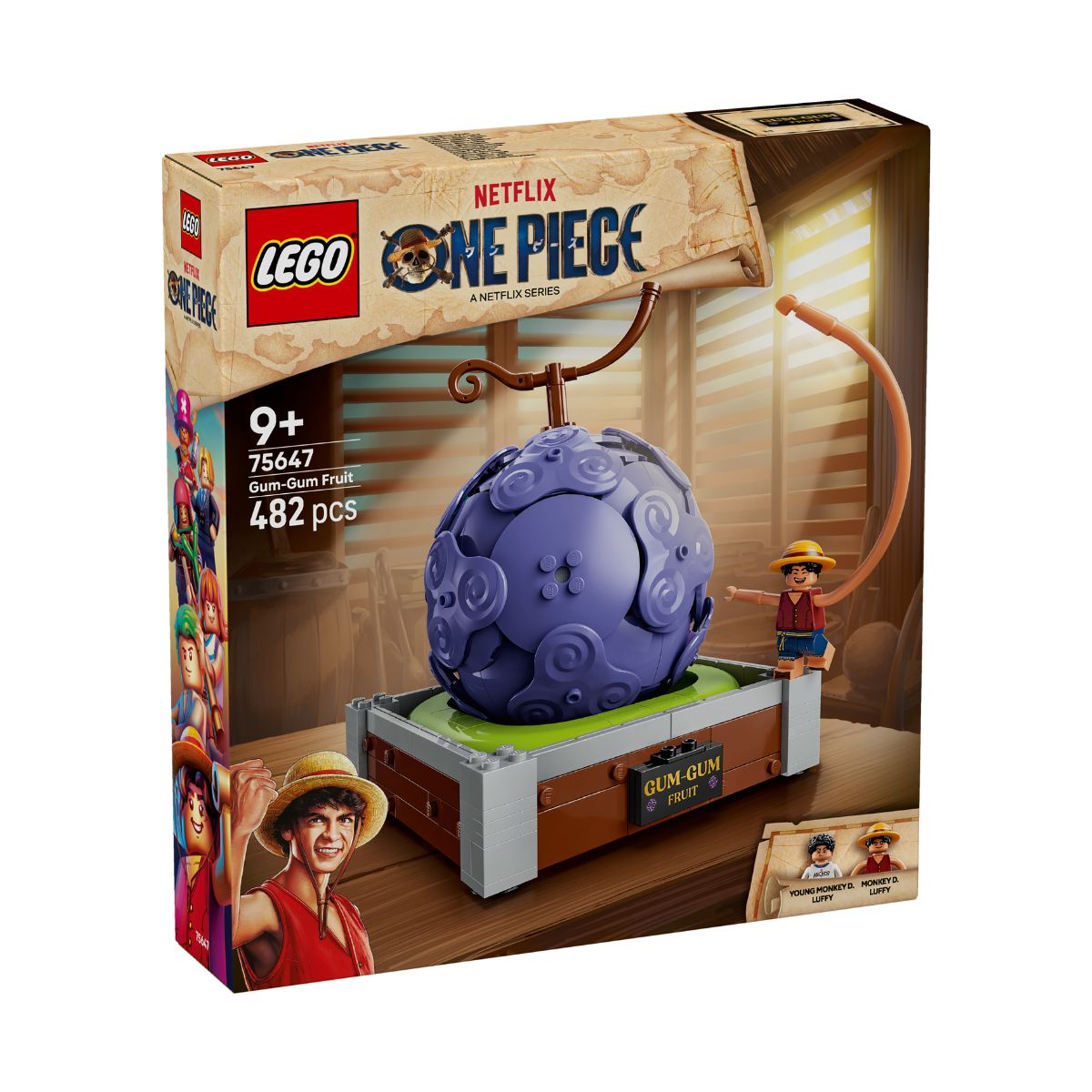 Đồ Chơi Lắp Ráp Trái Ác Quỷ Gum Gum LEGO ONE PIECE 75647 (482 Chi Tiết)