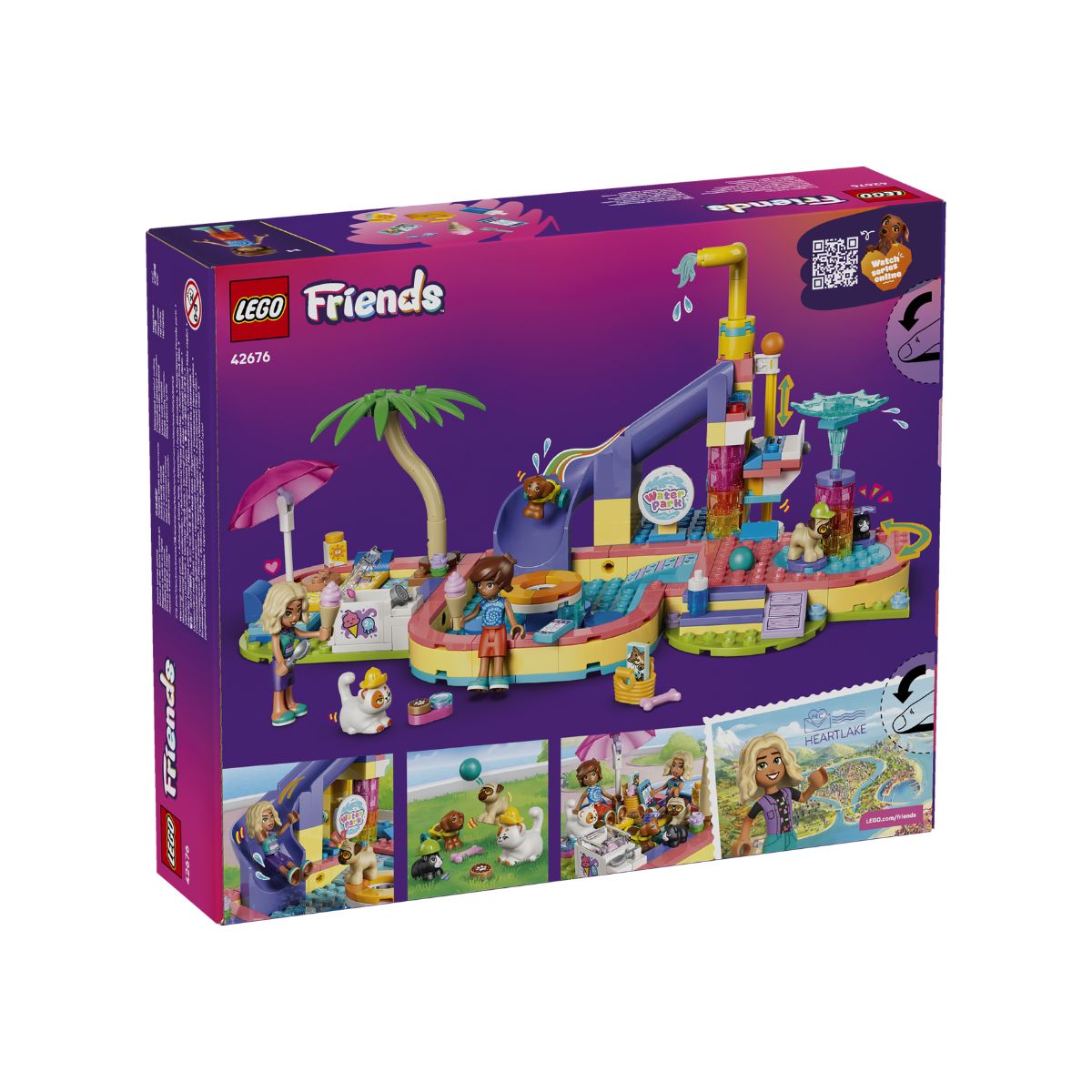 Đồ Chơi Lắp Ráp Trải Nghiệm Công Viên Nước Sôi Động LEGO FRIENDS 42676 (278 chi tiết)