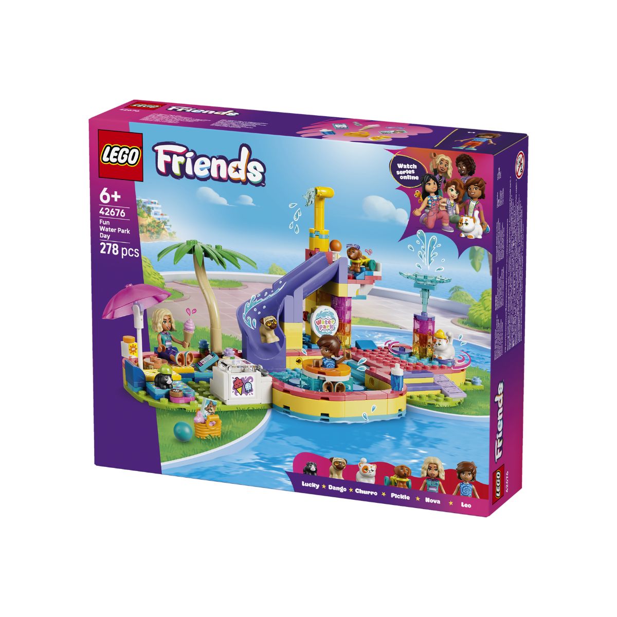 Đồ Chơi Lắp Ráp Trải Nghiệm Công Viên Nước Sôi Động LEGO FRIENDS 42676 (278 chi tiết)