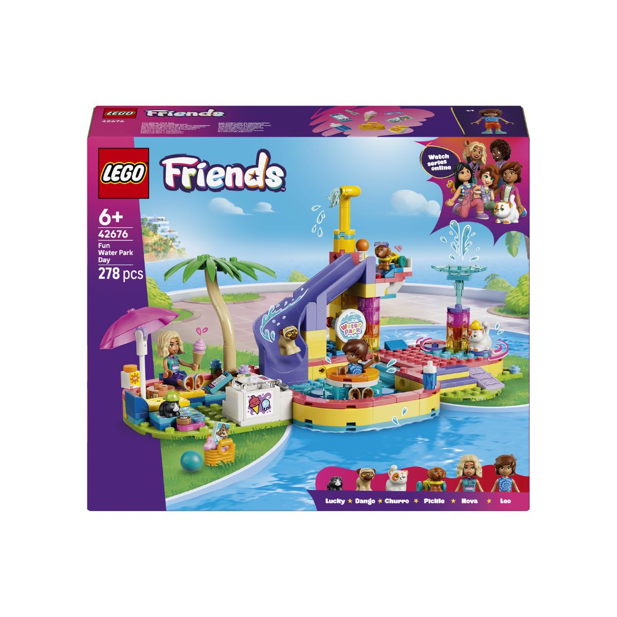 Đồ Chơi Lắp Ráp Trải Nghiệm Công Viên Nước Sôi Động LEGO FRIENDS 42676 (278 chi tiết)