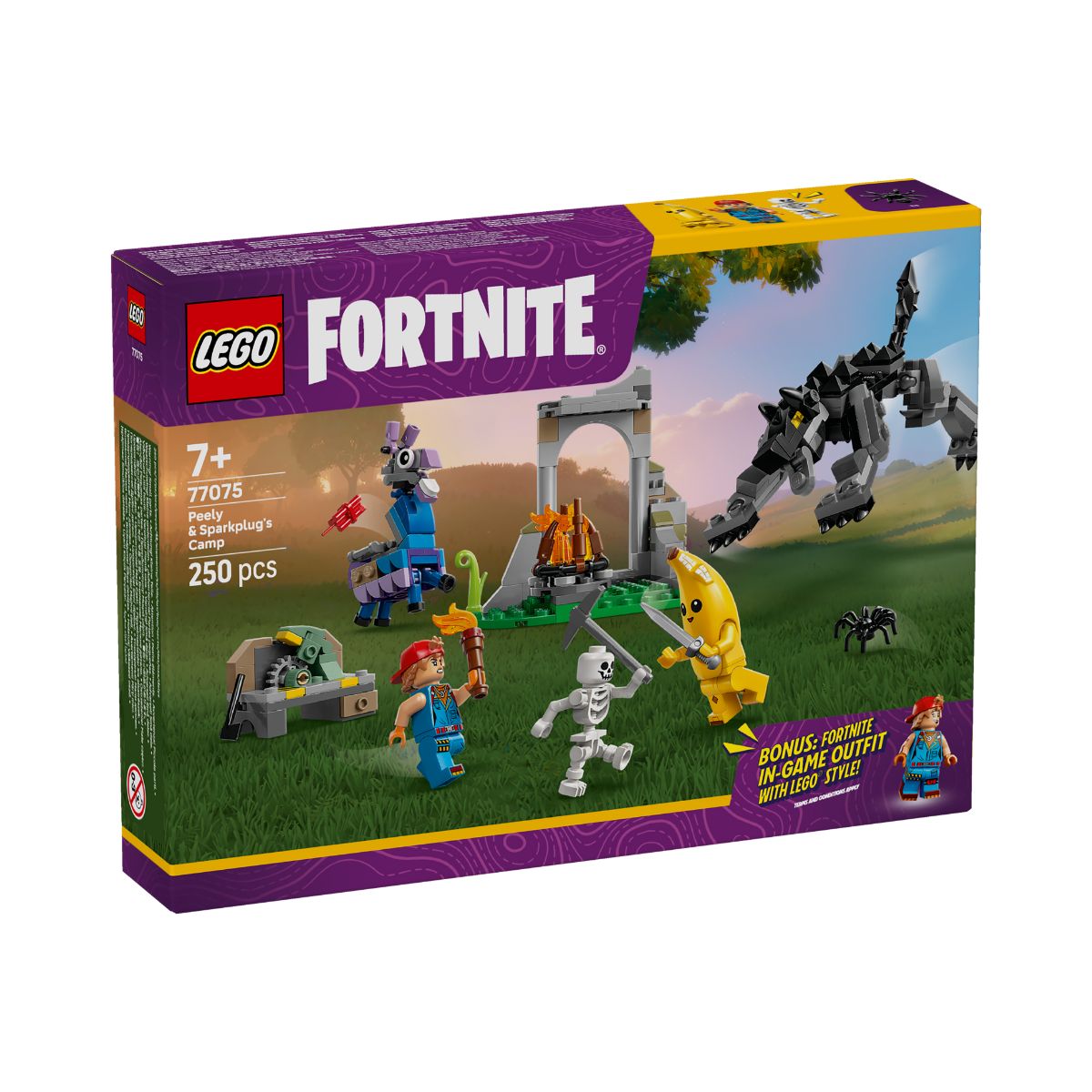 Đồ Chơi Lắp Ráp Trại Phiêu Lưu Của Peely Và Sparkplug LEGO FORTNITE 77075