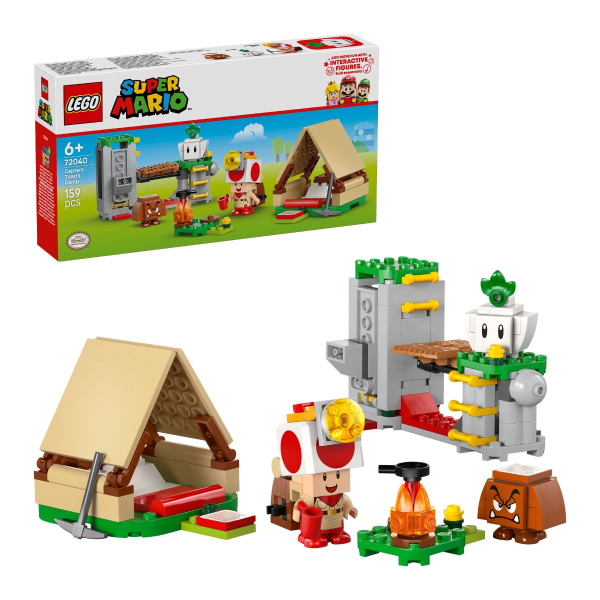 Đồ Chơi Lắp Ráp Trại Thám Hiểm Của Đội Trưởng Toad Lego Super Mario 72040