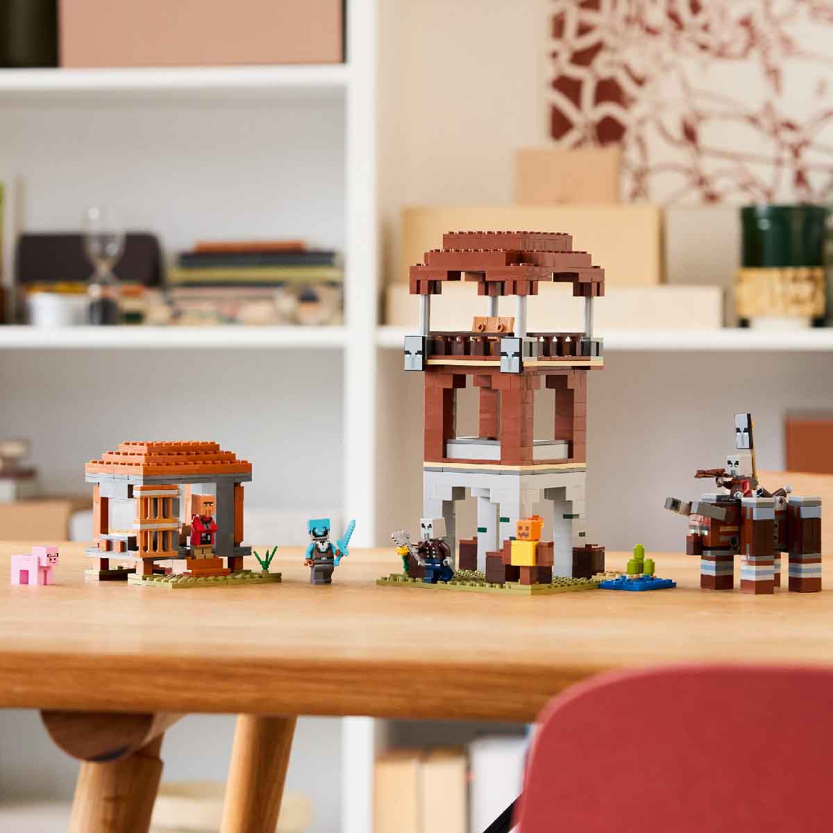 Đồ Chơi Lắp Ráp Trạm Canh Của Kẻ Cướp Và Quái Thú Ravager LEGO MINECRAFT 21278