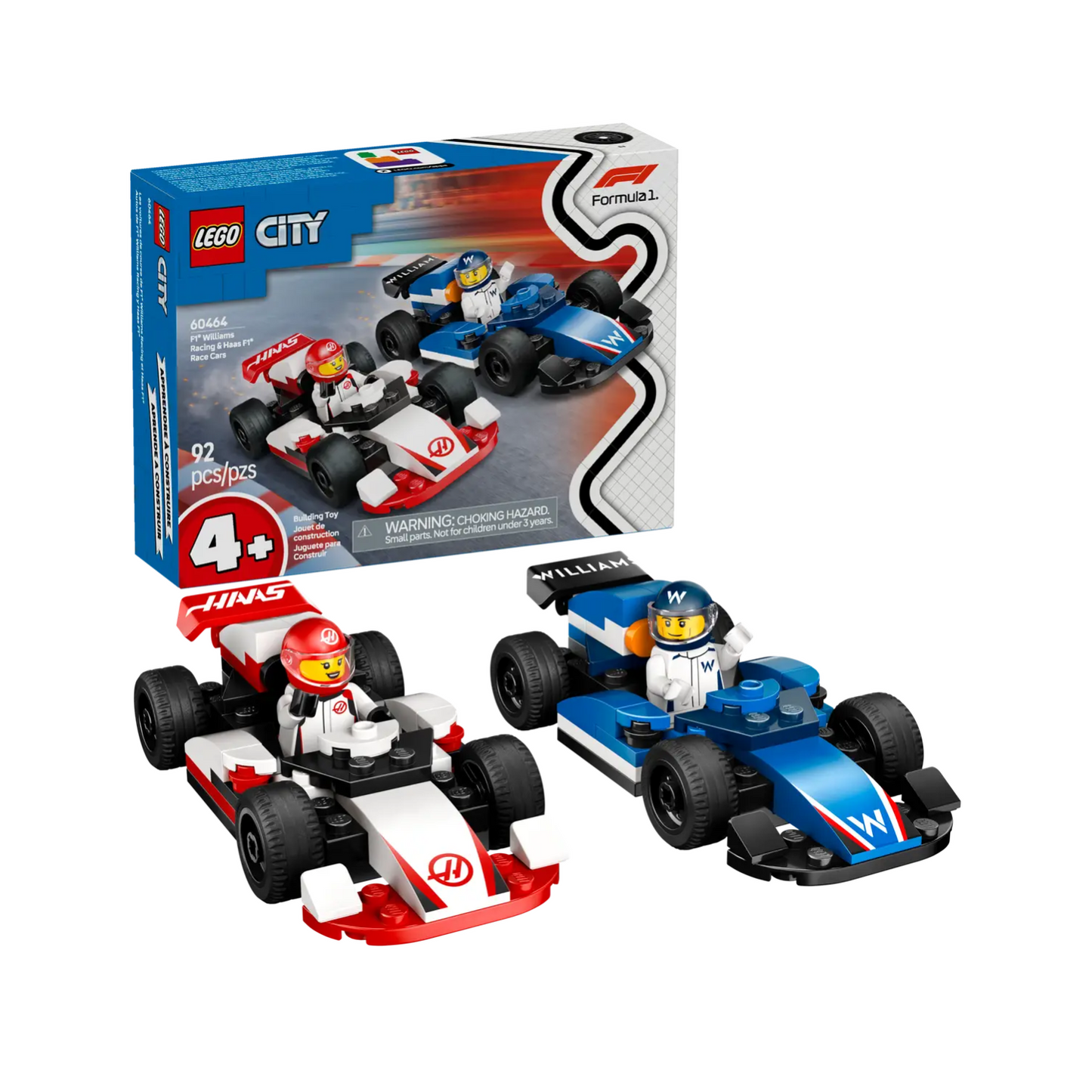 Đồ Chơi Lắp Ráp Trạm Đua Xe LEGO CITY F1 60464