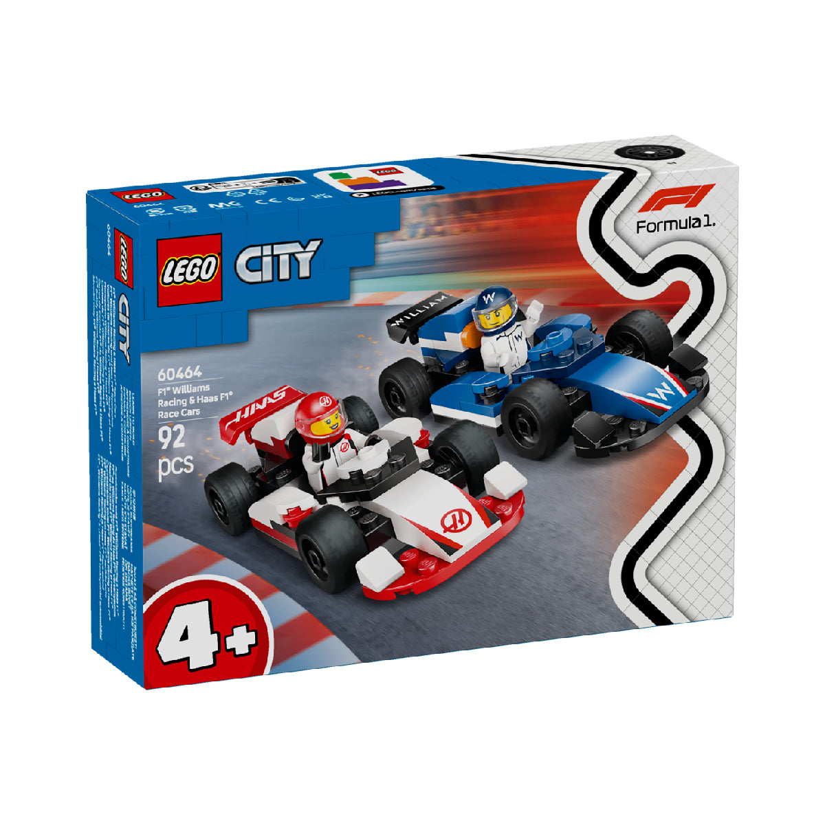 Đồ Chơi Lắp Ráp Trạm Đua Xe LEGO CITY F1 60464
