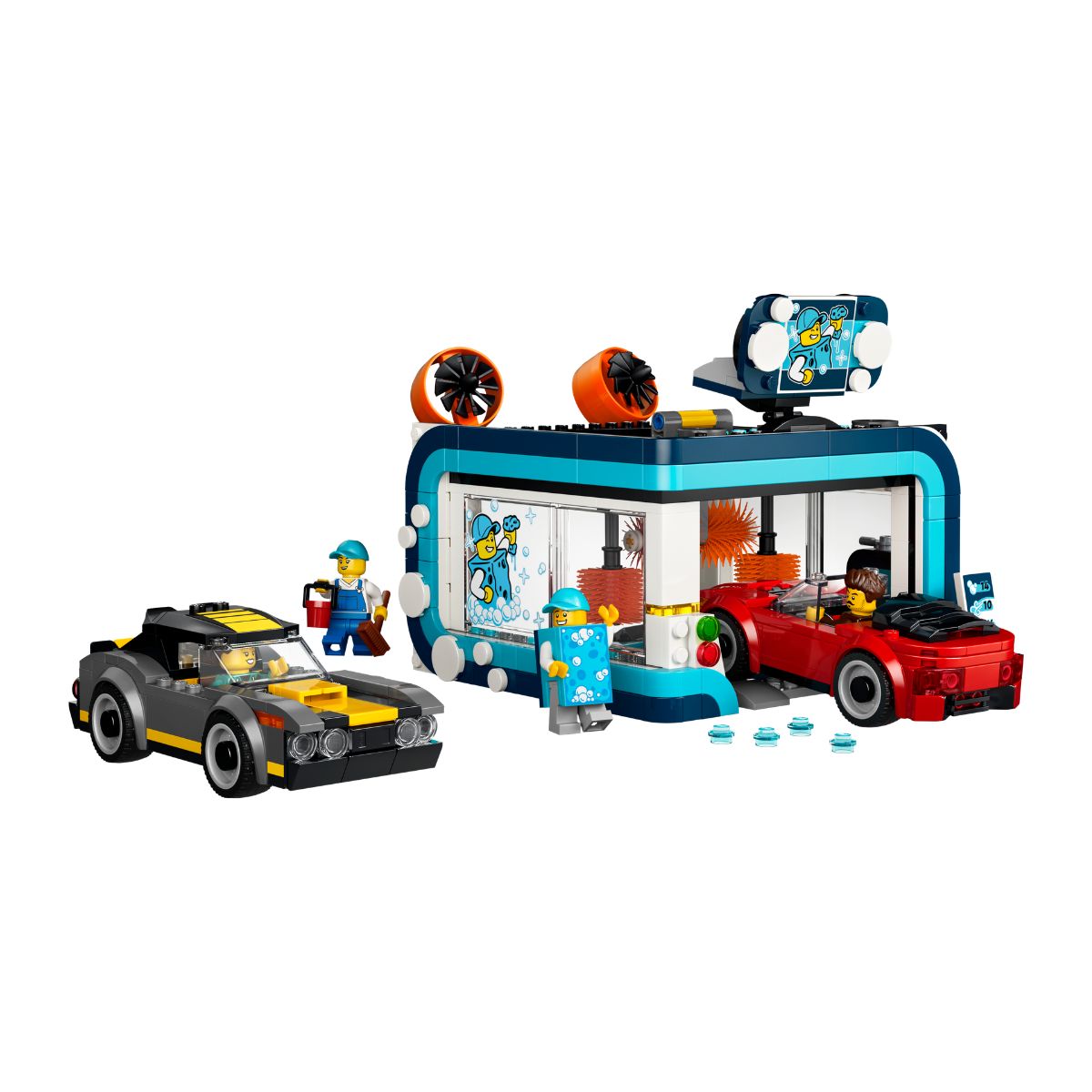 Đồ Chơi Lắp Ráp Trạm Rửa Xe Tự Động LEGO CITY 60497 (583 chi tiết)