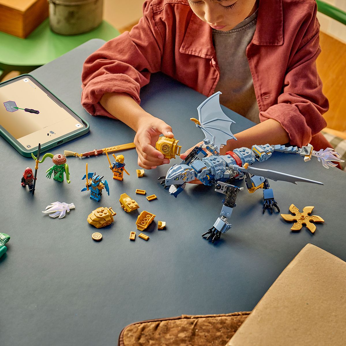 Đồ Chơi Lắp Ráp Trận Chiến Của Rồng Riyu LEGO NINJAGO 71855