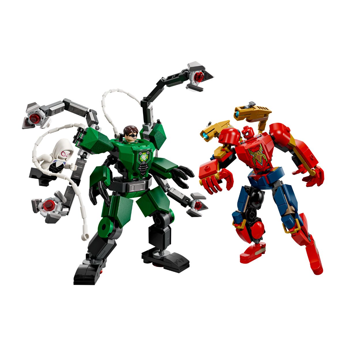 Đồ Chơi Lắp Ráp Trận Chiến Mech: Spider-Man Và Doc Ock LEGO SUPERHEROES 76338