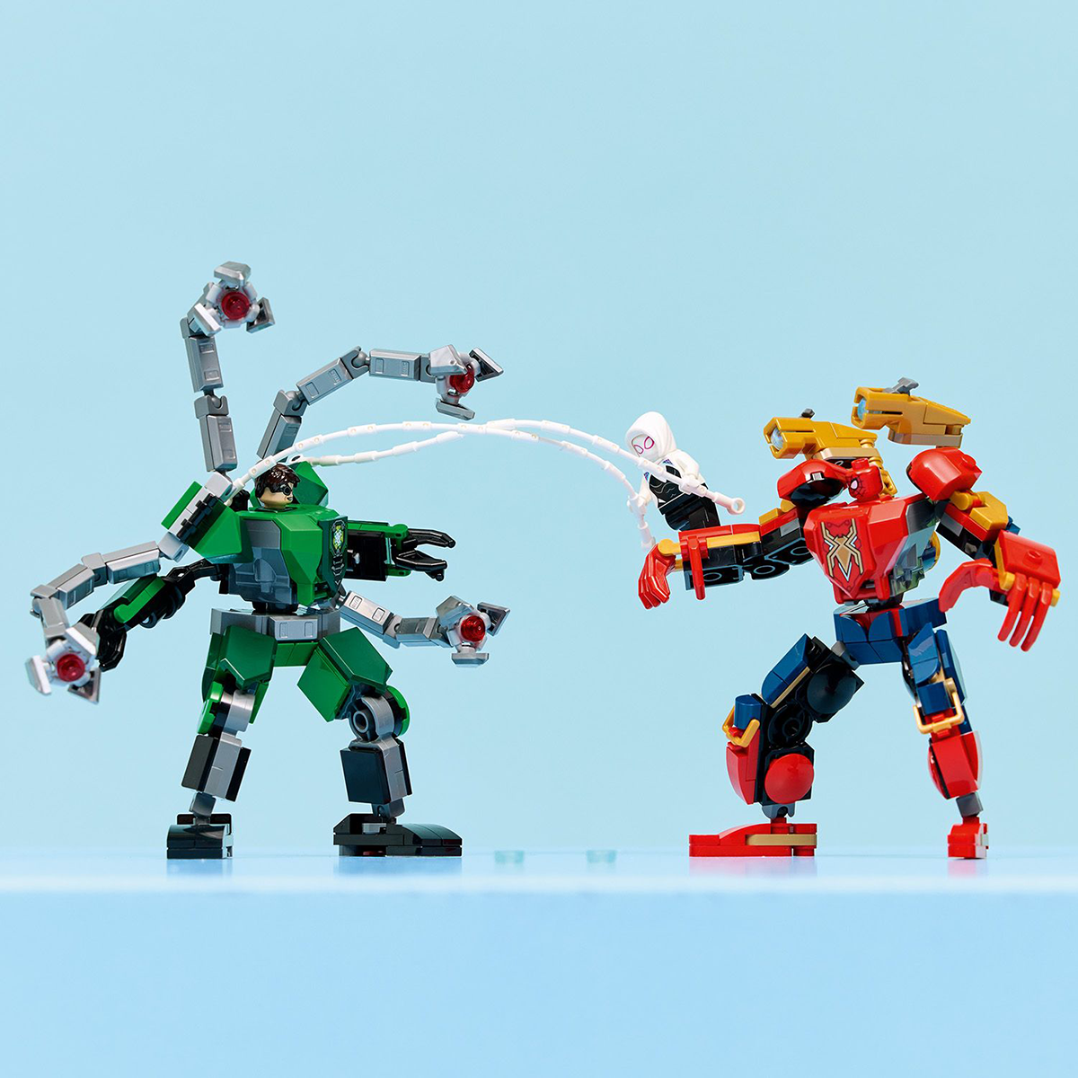 Đồ Chơi Lắp Ráp Trận Chiến Mech: Spider-Man Và Doc Ock LEGO SUPERHEROES 76338