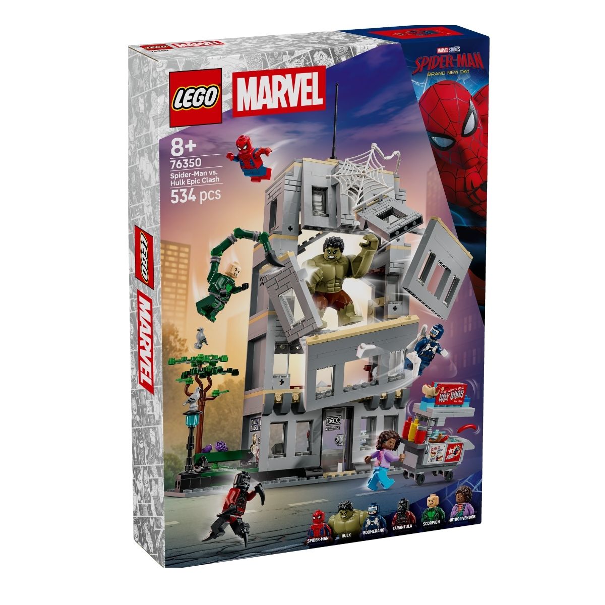 Đồ Chơi Lắp Ráp Trận Chiến Ở Tòa Nhà Cùng Spider-Man LEGO SUPERHEROES 76350 (534 chi tiết)