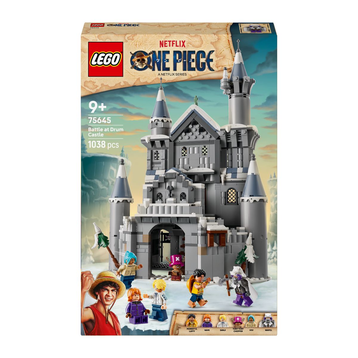 Đồ Chơi Lắp Ráp Trận Chiến Tại Lâu Đài Drum LEGO ONE PIECE 75645 (1038 Chi Tiết)