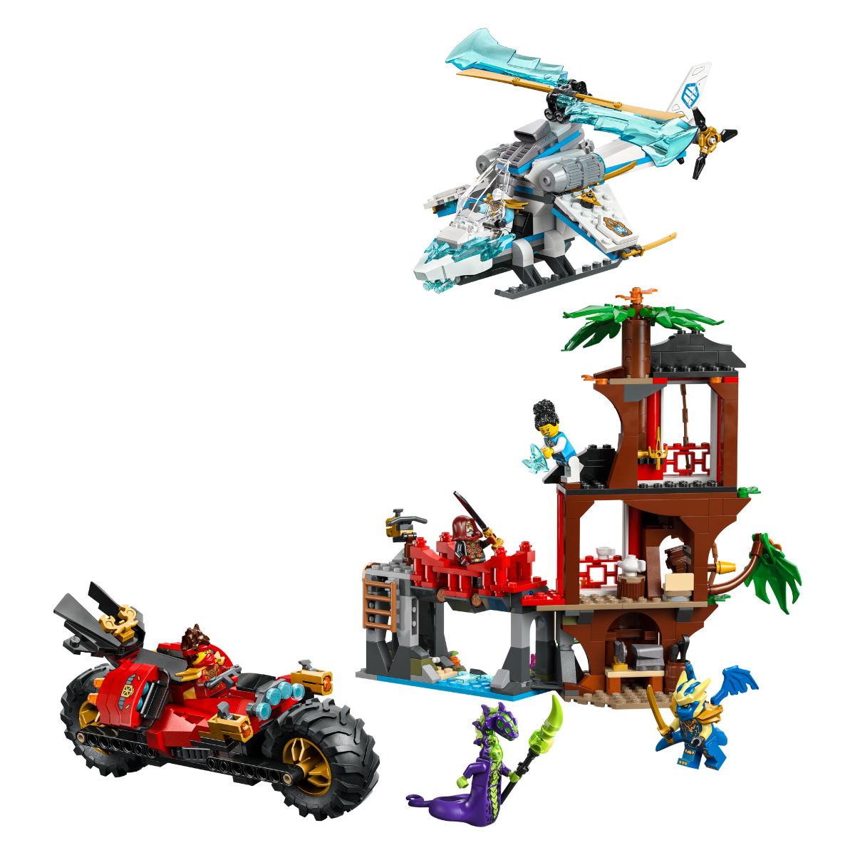 Đồ Chơi Lắp Ráp Trận Chiến Tại Nhà Cây LEGO NINJAGO 71857