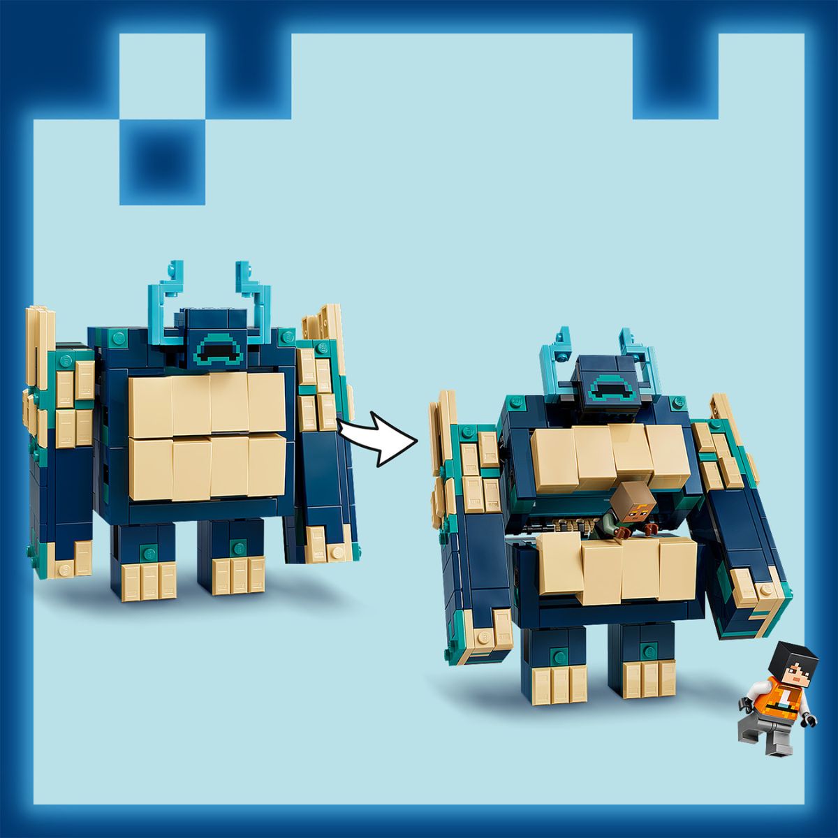 Đồ Chơi Lắp Ráp Trận Chiến Với Warden Biến Dị LEGO MINECRAFT 21591 (438 Chi Tiết)
