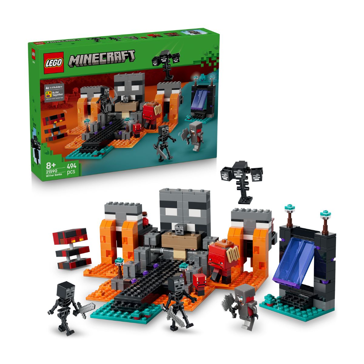 Đồ Chơi Lắp Ráp Trận Chiến Với Wither LEGO MINECRAFT 21590