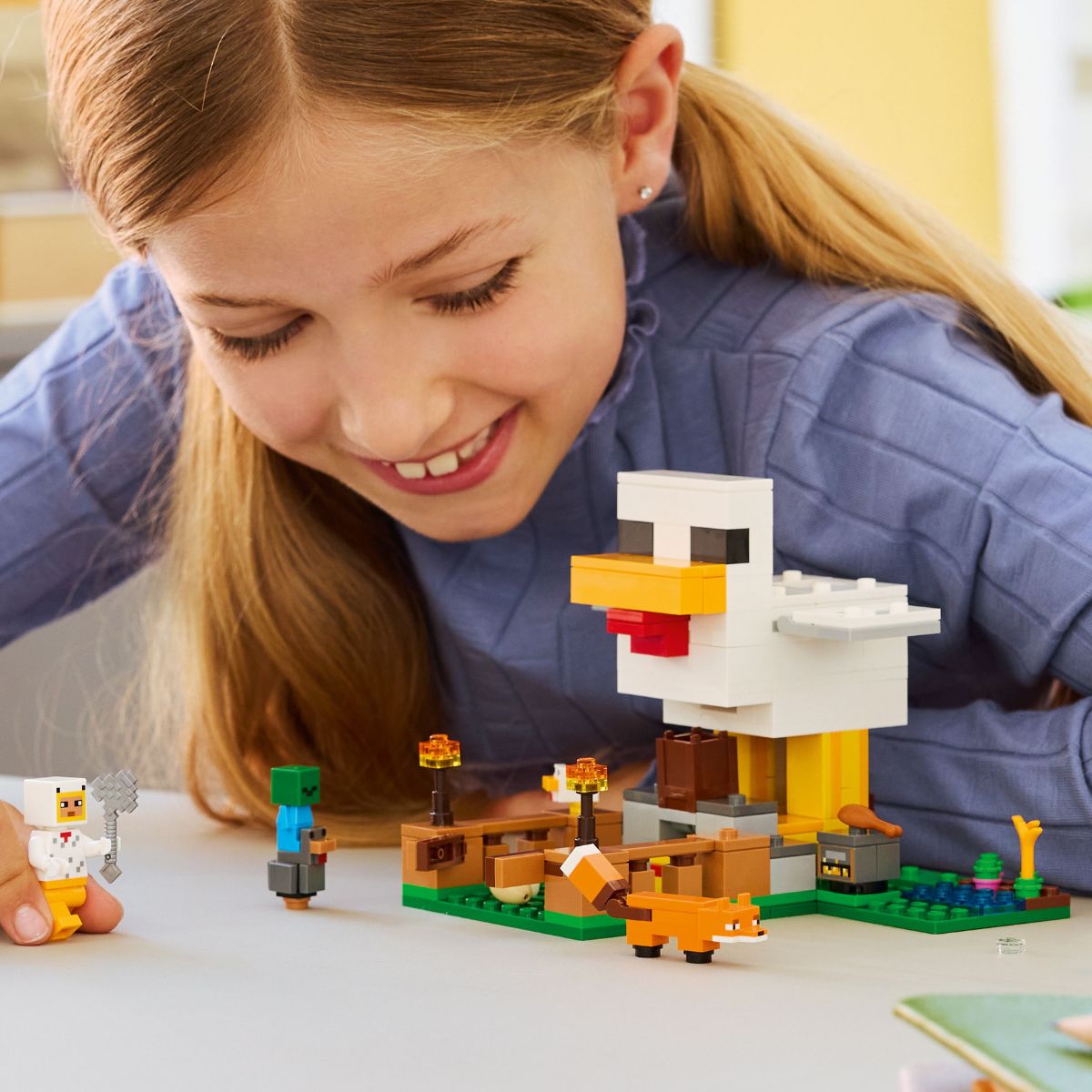 Đồ Chơi Lắp Ráp Trang Trại Gà LEGO MINECRAFT 21585