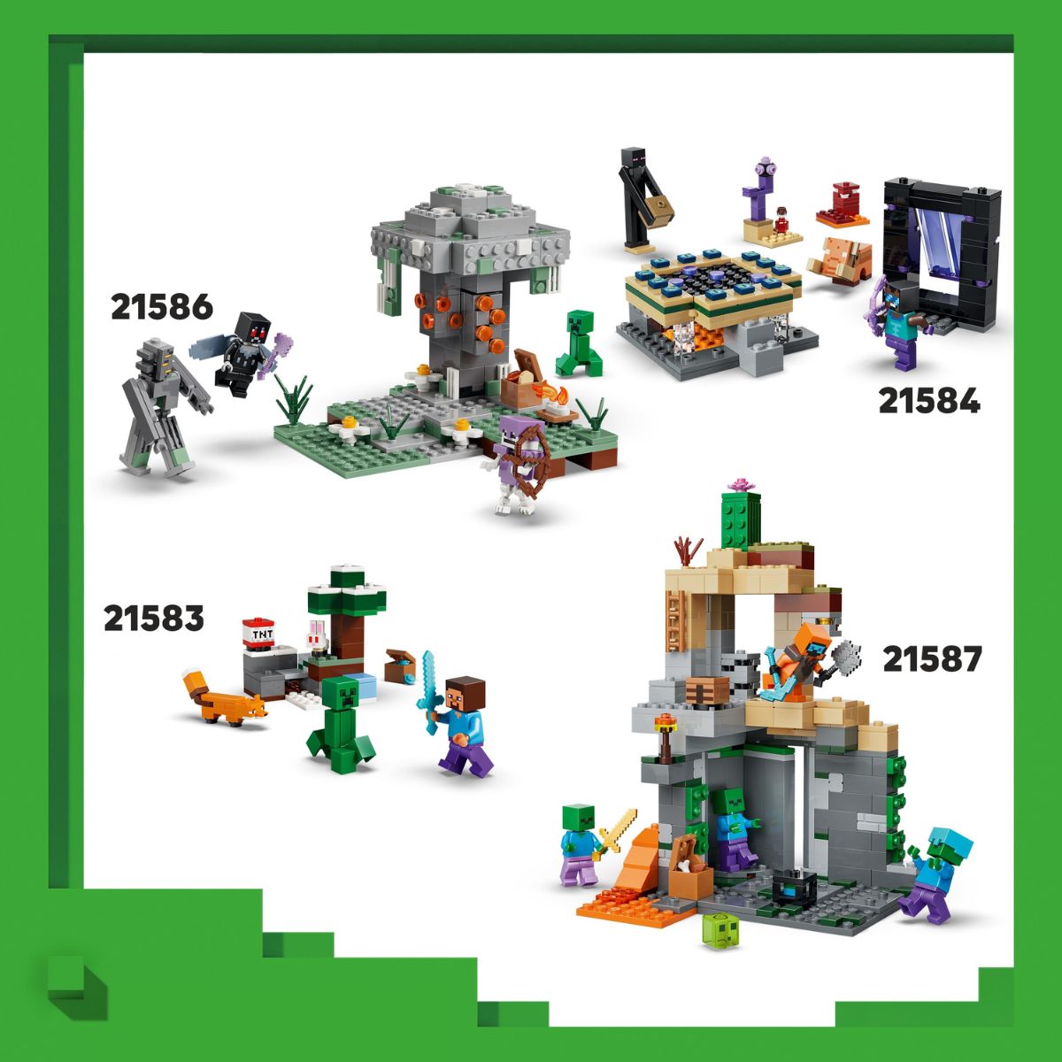 Đồ Chơi Lắp Ráp Trang Trại Gà LEGO MINECRAFT 21585