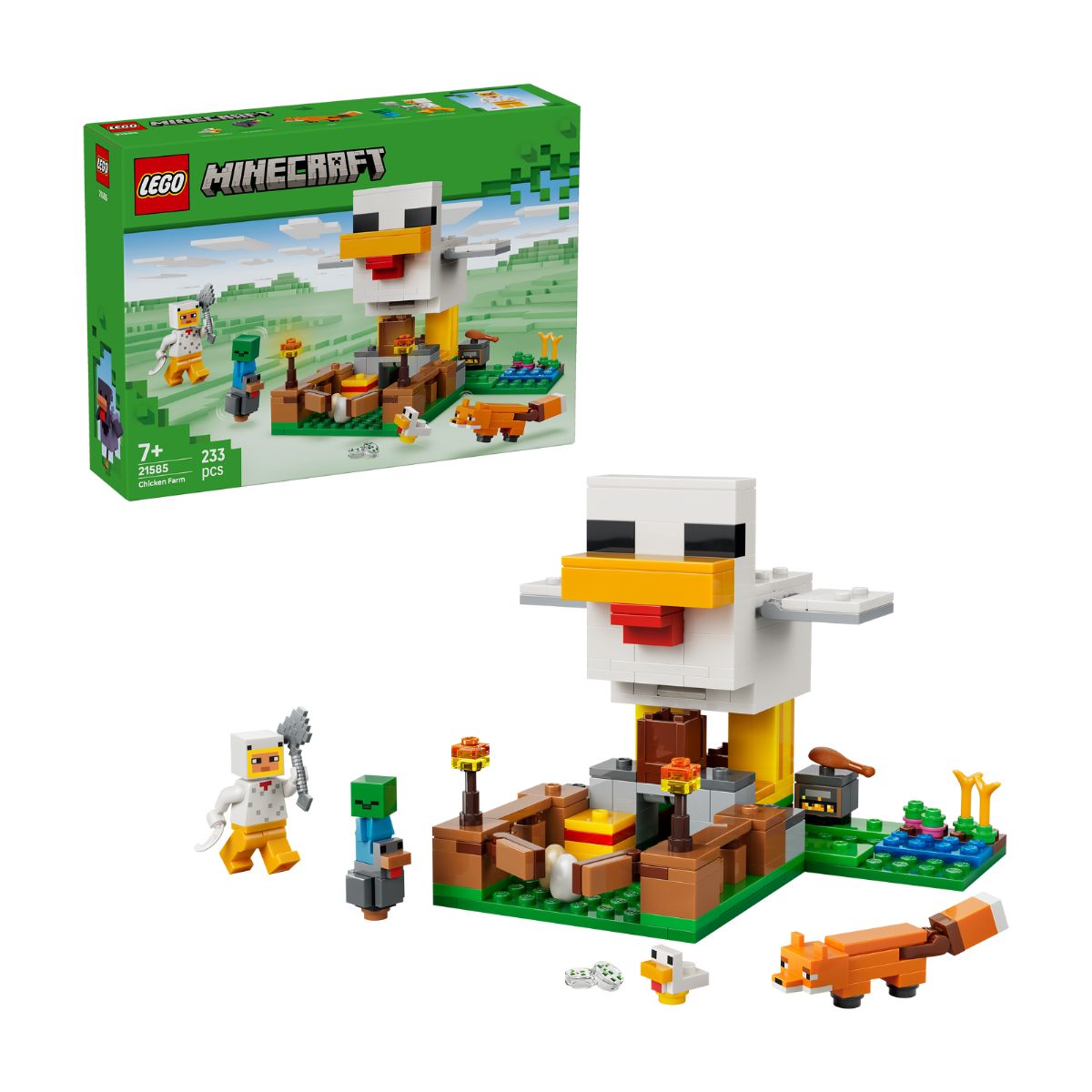 Đồ Chơi Lắp Ráp Trang Trại Gà LEGO MINECRAFT 21585