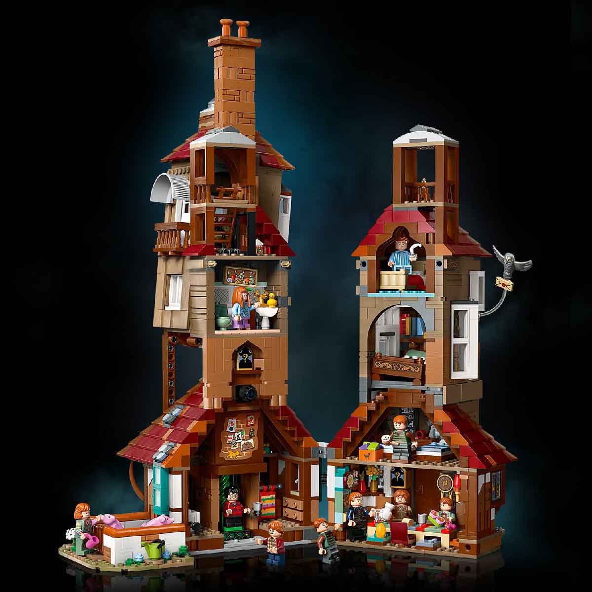 Đồ Chơi Lắp Ráp Trang Trại Hang Sóc Của Gia Đình Weasley LEGO HARRY POTTER 76437