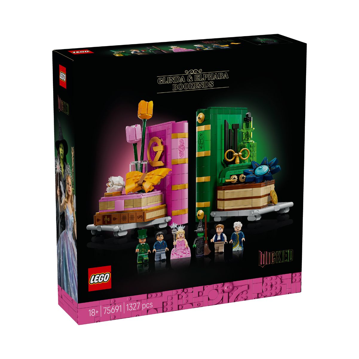 Đồ Chơi Lắp Ráp Trang Trí Kệ Sách Glinda & Elphaba LEGO SEASONS AND OCCASIONS 75691