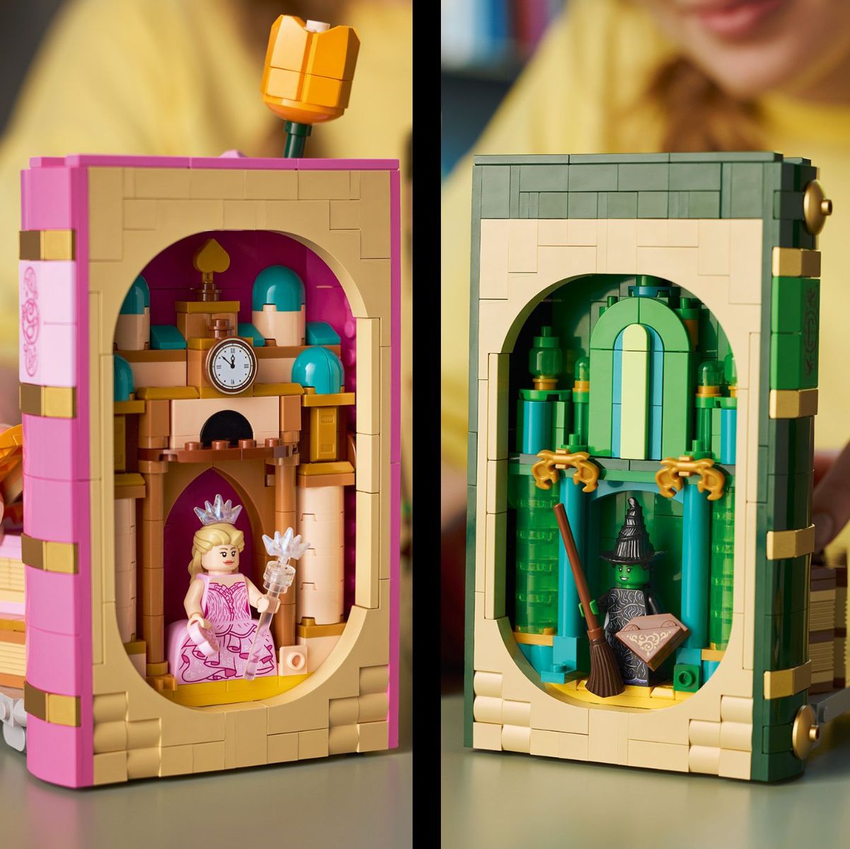 Đồ Chơi Lắp Ráp Trang Trí Kệ Sách Glinda & Elphaba LEGO SEASONS AND OCCASIONS 75691