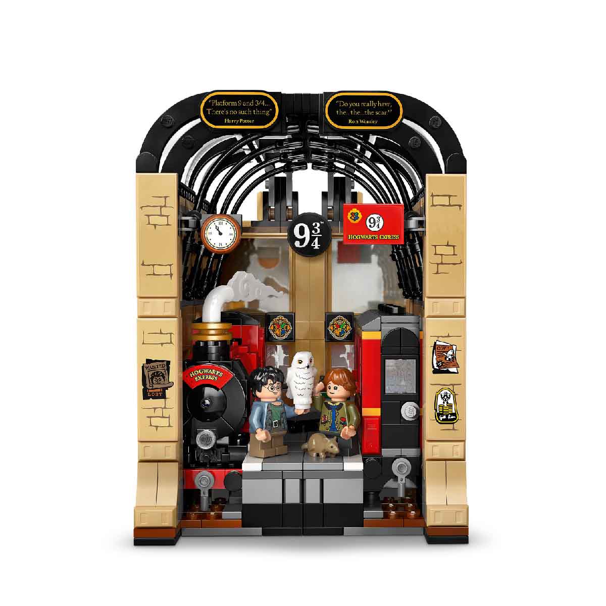 Đồ Chơi Lắp Ráp Trang Trí Kệ Sách: Tàu Tốc Hành Hogwarts LEGO HARRY POTTER 76450