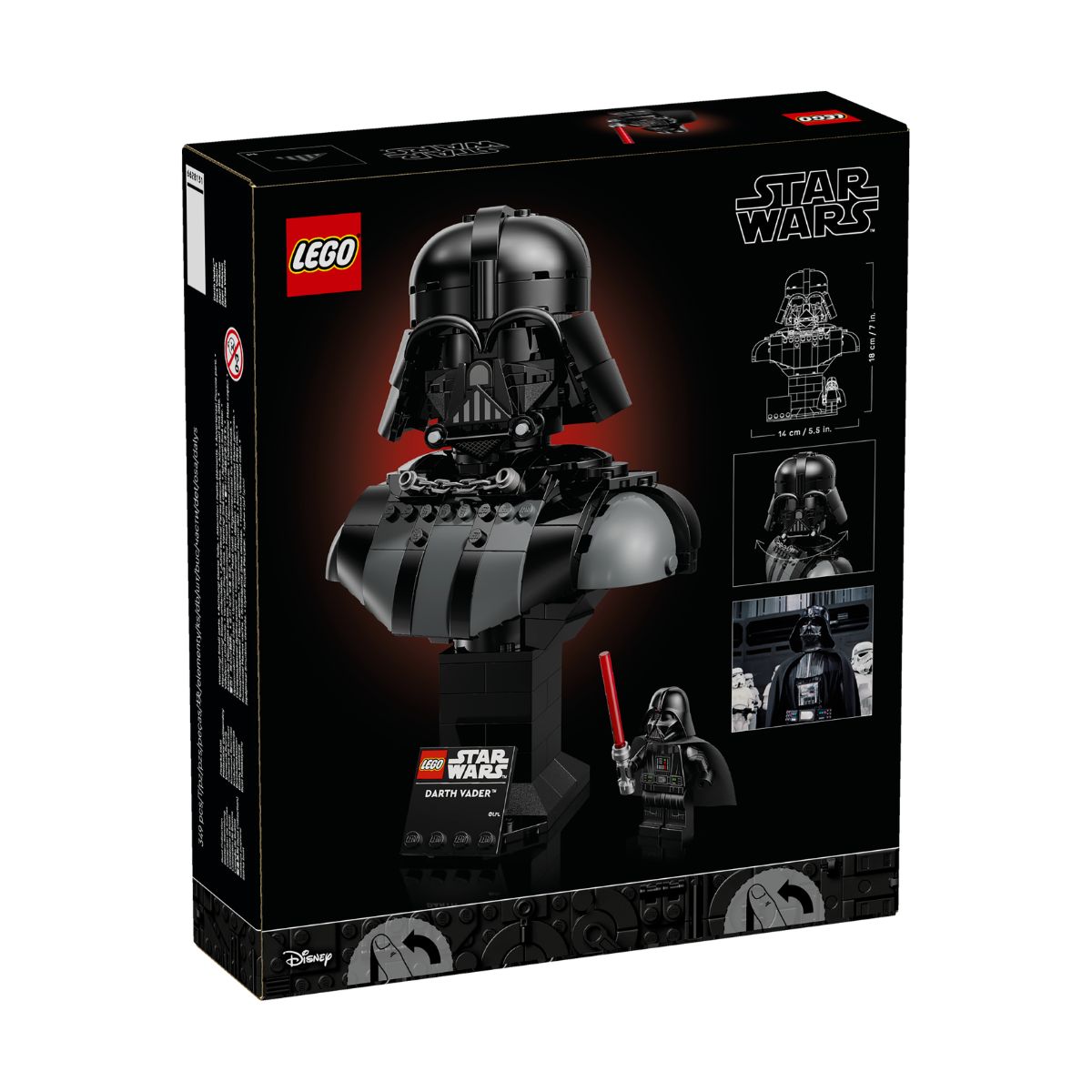 Darth Vader Bust Building Set LEGO STAR WARS 75439 (349 Pieces)