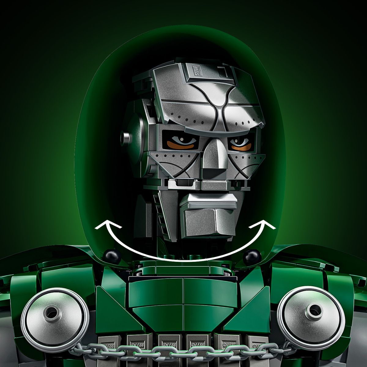 Doctor Doom Bust Building Set LEGO SUPERHEROES 76345